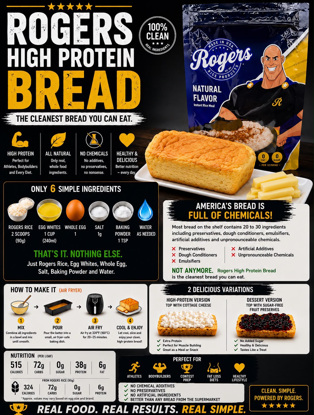 ROGERS HIGH PROTEIN BREAD