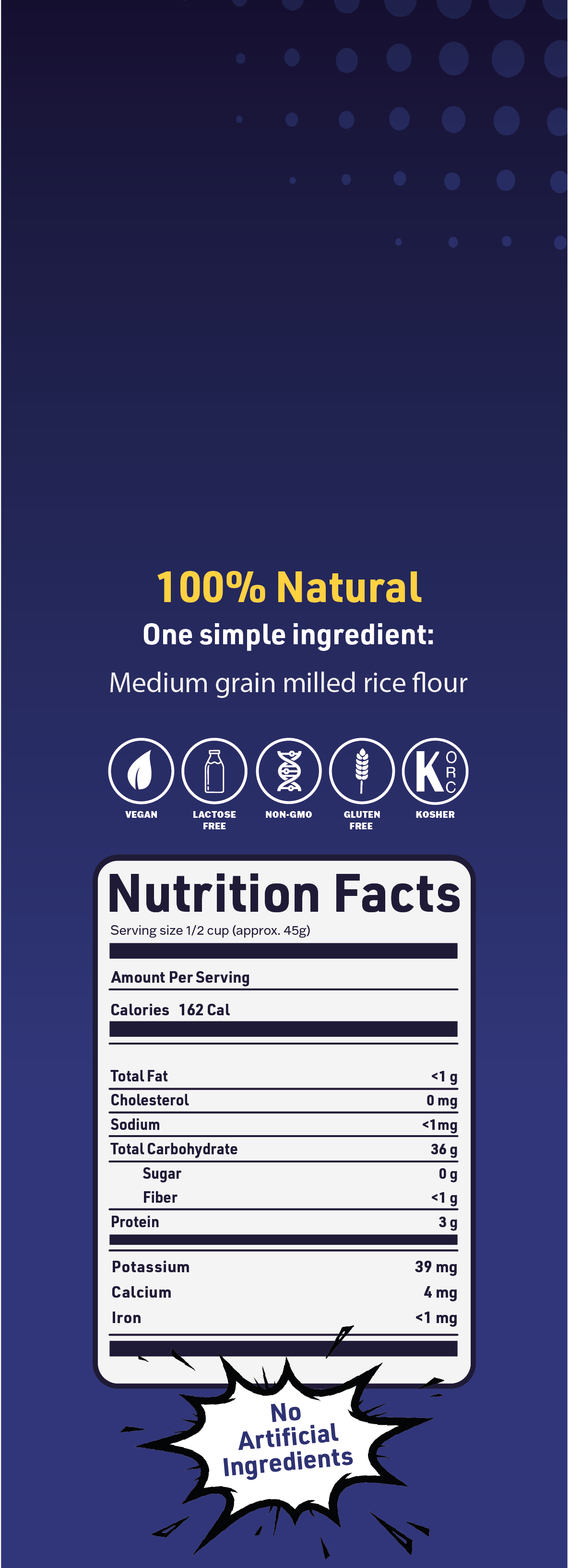 Instant Rice Meal - Natural Flavor